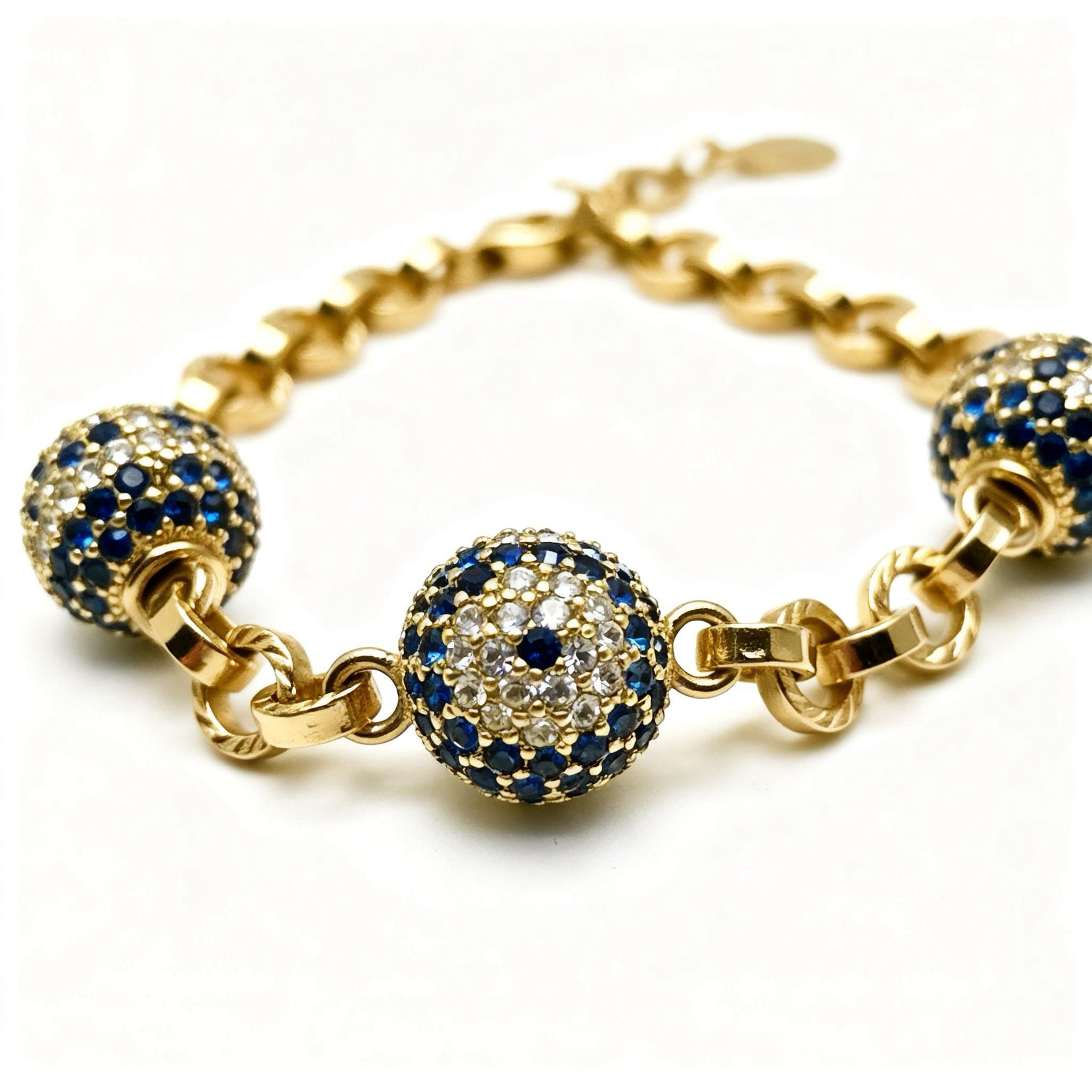 Xuping Nazar Boncuklu Taşlı Bileklik